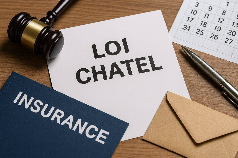 Documents d’assurance et calendrier liés à la Loi Chatel